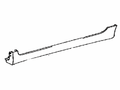 Toyota 76911-12904 Mudguard,  Side,  RH