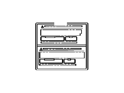 Scion 88723-12170 Label,  Cooler Service Caution,  NO.2
