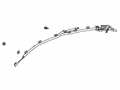Toyota 62170-12030 Air Bag Assy,  Curtain Shield,  RH