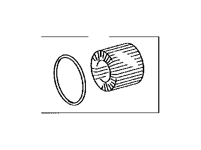 Toyota 04152-37010 Element Kit,  Oil Filter