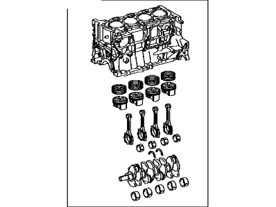 Toyota 11400-37081 Short Block