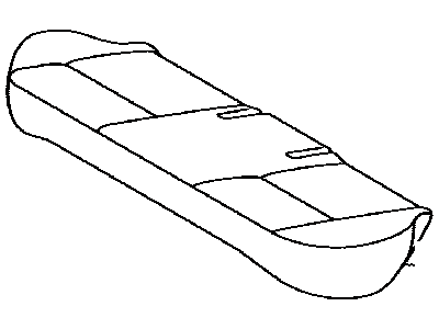 Toyota 71075-12F30-B1 Cover,  Rear Seat Cushion (For Bench Type)