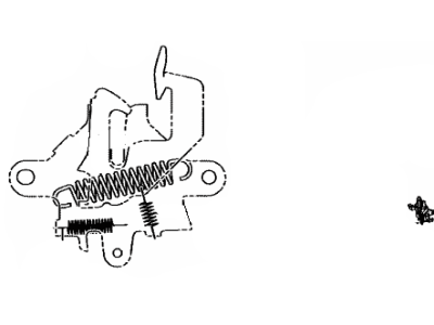 53510-0R050 Toyota Lock Assembly, Hood Illustration 1 of 1