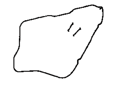 Toyota 67841-60090 Cover,  Rear Door Service Hole,  RH