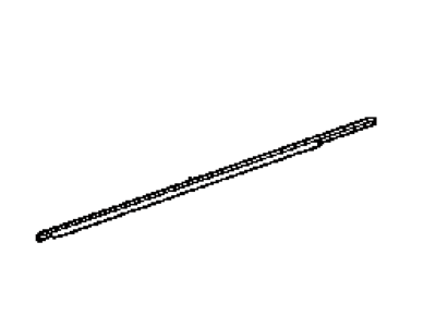 Toyota 68160-52180 Weatherstrip Assy,  Front Door Glass,  Outer RH