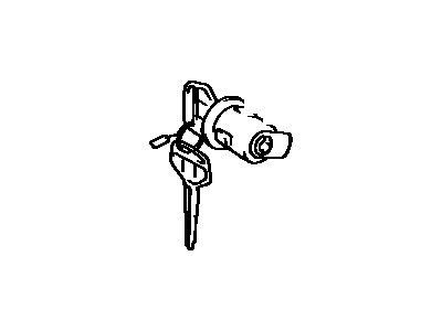 Toyota 69058-28010 Cylinder & Keys