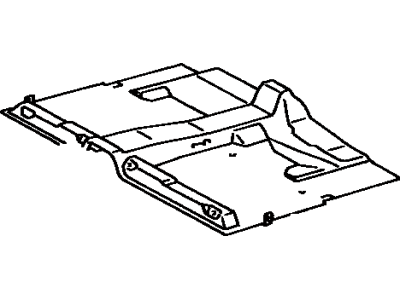 Toyota 58540-89130-03 Carpet Assembly, Rear Floor