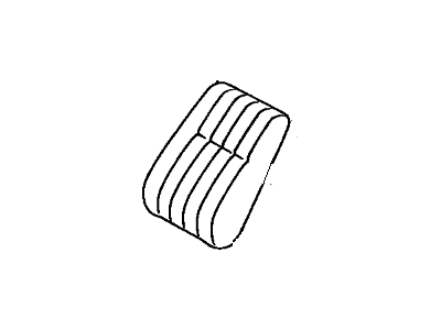 Toyota 71074-89126-06 Cover, Front Seat Back, Driver Side(For Semi-Separate Type)