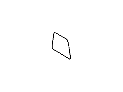Toyota 64813-04010 Glass,  Back Window Corner,  RH