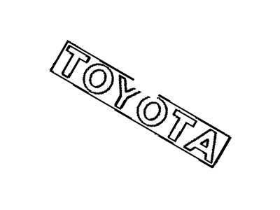 Toyota Pickup Emblem - 75311-89113