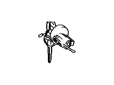 Toyota 69057-95708 Cylinder & Keys