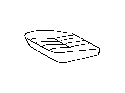 Toyota 71071-89268-06 Cover, Front Seat Cushion, Passenger Side(For Separate Type)