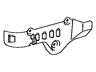 Toyota 17167-35090 Insulator,  Exhaust Manifold Heat,  NO.2