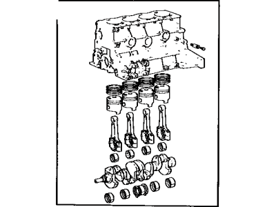 Toyota 11400-35043 Short Block