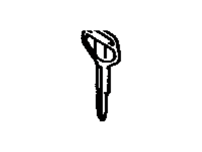 Toyota 90999-00104 Key,  Blank