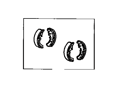 Toyota Pickup Brake Shoe Set - 04495-35112