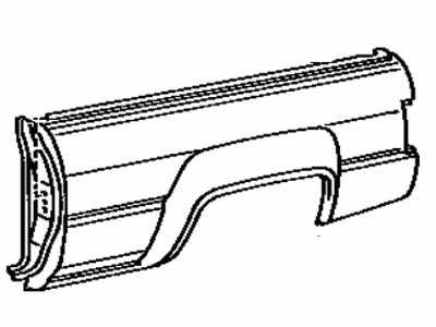 Toyota 61612-89102 Panel, Quarter, Driver Side