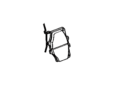 Toyota 90468-12015 Clip(For Front Disc Brake Anti-Rattle)