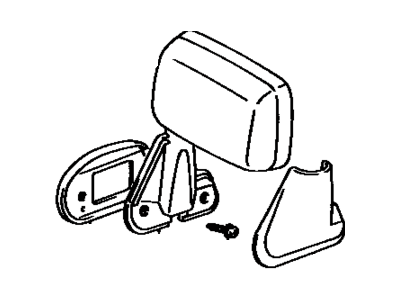Toyota Pickup Car Mirror - 87940-89136