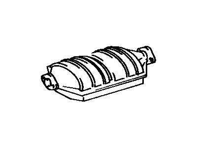 1987 Toyota Corolla Catalytic Converter - 18450-16340