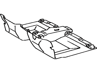 Toyota 58510-89208-03 Mat, Floor, Front