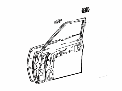 Toyota 67002-89161 Door Shell