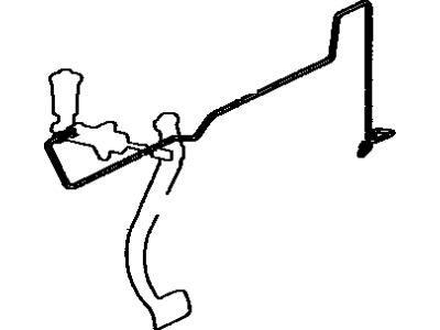 Toyota 31481-60061 Tube, Clutch Master Cylinder To Flexible Hose Toyota 31481-60061 Tube, Clutch Master Cylinder To Flexible Hose