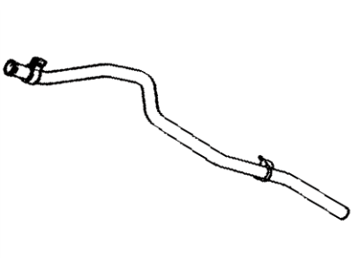 Toyota 17405-61021 Pipe Assembly, Exhaust, Tail