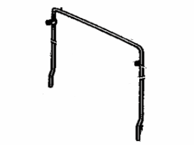 Toyota 65805-60020 Pipe, Vinyl Top Guard, Rear