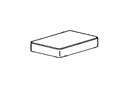 Toyota 71075-90341 Cover Assembly, Seat Cushion, Rear