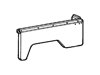 Toyota 61602-60091 Panel Assembly, Rear Body Side, Driver Side