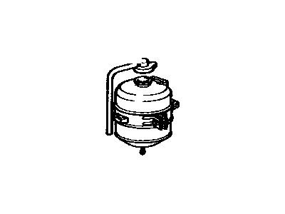 Toyota 16471-56030 Cap Sub-Assembly, Reserve Tank