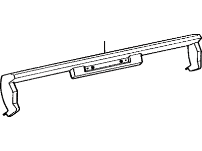 Toyota 55404-60010 Safety Pad Sub-Assembly, Instrument Panel, Upper