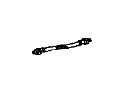 Toyota 90947-02133 Hose, Flexible(For Rear Brake Tube)