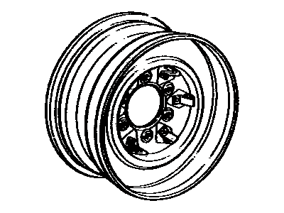 Toyota 42601-60072 Wheel,  Disc (For Front)