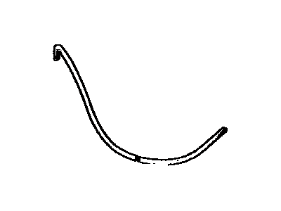 Toyota 90445-07284 Hose(For Anti-Afterburn Valve) Toyota 90445-07284 Hose(For Anti-Afterburn Valve)