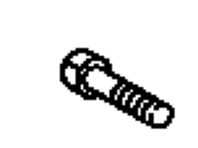 Toyota 90080-10220 Bolt, Hexagon