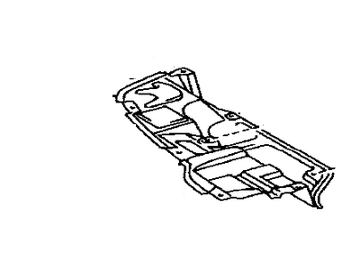 Toyota 51441-33040 Cover,  Engine Under,  RH