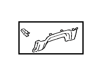 Toyota 55434-33040-B1 Panel,  Instrument Panel Finish,  Lower Center