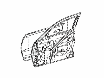 Toyota 67001-33120 Panel Sub-Assembly, Front Door, Passenger Side