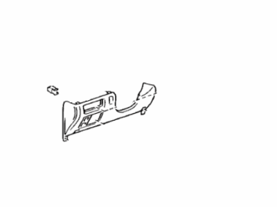Toyota 55302-33090-B0 Panel Sub-Assembly, Instrument, Upper