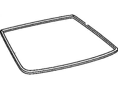 Toyota 75571-33070 Moulding,  Back Window,  Outside