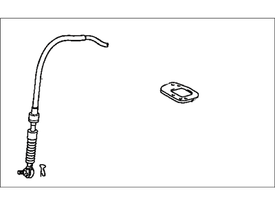 Toyota 33820-33200 Cable Assy,  Transmission Control