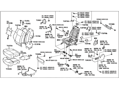 Toyota 71200-33A00-E0 Seat Assembly, Front Driver Side