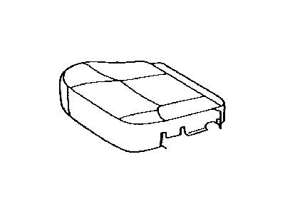 Toyota 71071-33791-E1 Cover,  Front Seat Cushion,  RH(For Separate Type)