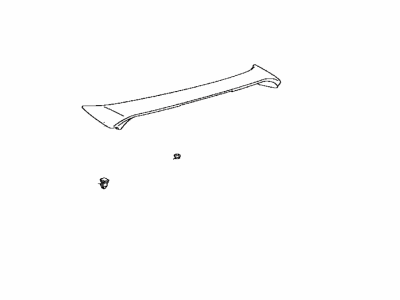 Toyota 76085-33090 Spoiler Sub-Assy,  Rear