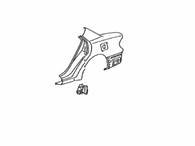 Toyota 61602-33150 Panel,  Quarter,  LH