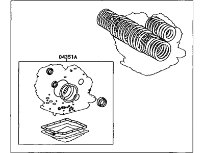 Toyota 04352-48090 Kit,  Transaxle Overhaul(ATM)