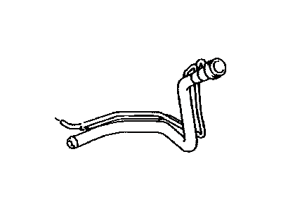 Toyota 77201-33250 Pipe Sub-Assy,  Fuel Tank Inlet