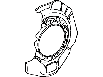 Toyota 47781-28200 Cover,  Disc Brake Dust,  Front RH